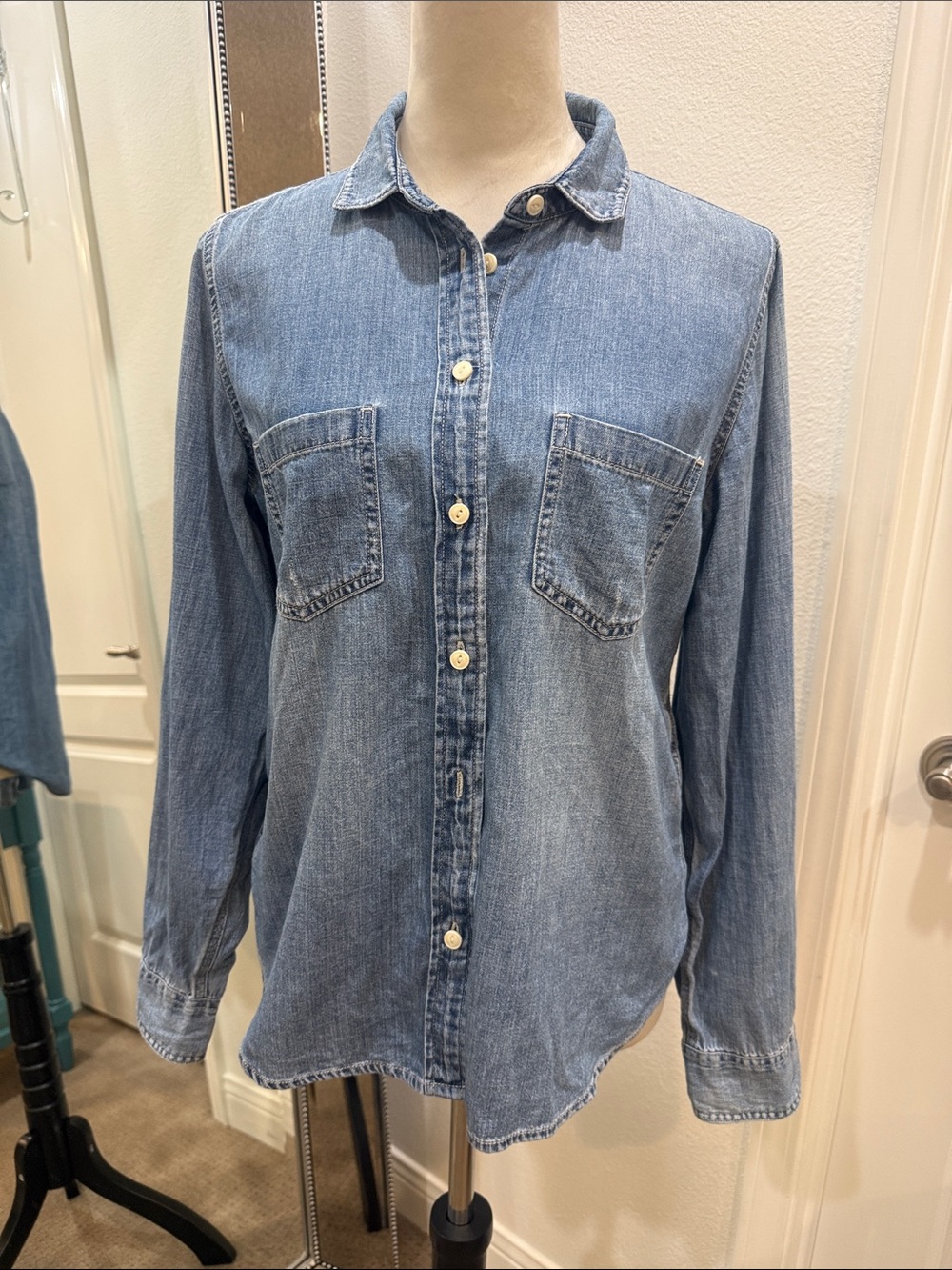 J. Crew Button Down Denim Shirt